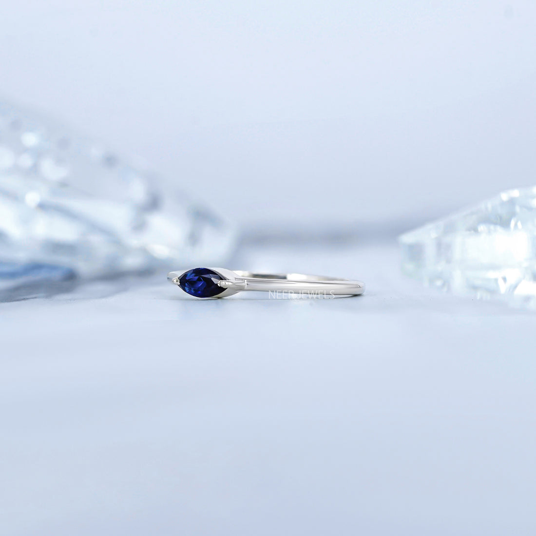 Marquise Shape Unique Minimalist Ring,Gift for her