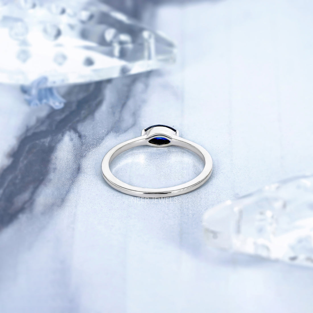 Marquise Shape Unique Minimalist Ring,Gift for her