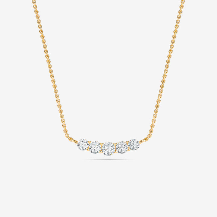 92.5 silver diamonds necklace